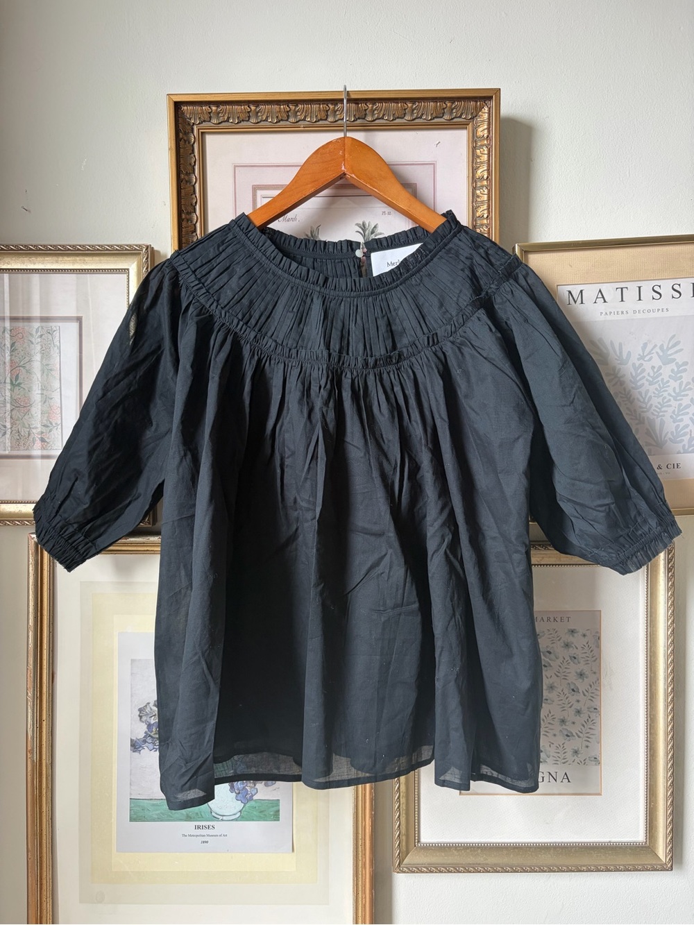 Merlette New York Blouse Black Small